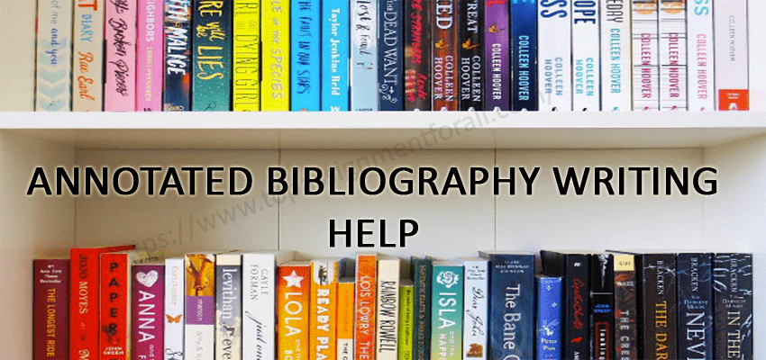 Annotated Bibliography Help-page Banner
