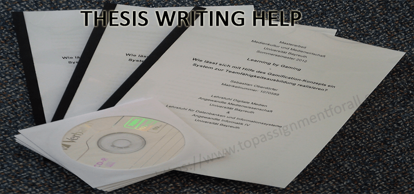 Thesis Writing Help-Page Banner
